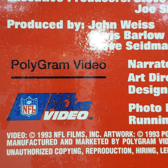 NFL Rocks VHS Tape Extreme Football ZZ Top Van Halen Promo Copy 90s Sealed - Picture 6 of 10